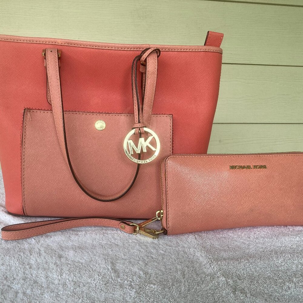 Michael Kors Bag and Matching Wallet